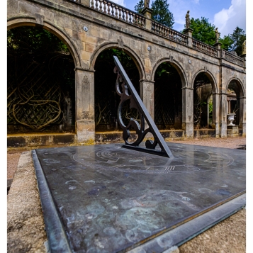 Sundial in Front of the Colonnade